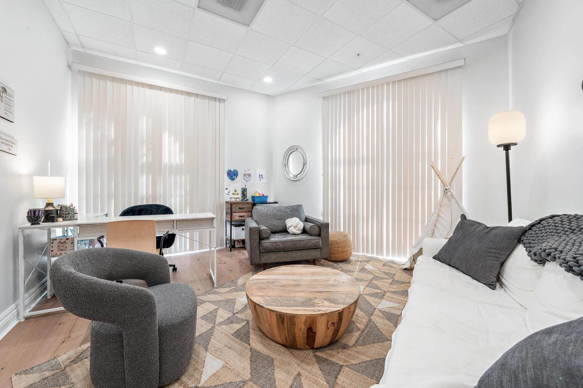 Office interior at Palm Beach Behavioral Health & Wellness